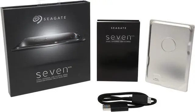 Alt view image 6 of 6 - Seagate 500GB Seven mm Portable External Hard Drive USB 3.0 Model STDZ500400 Silver