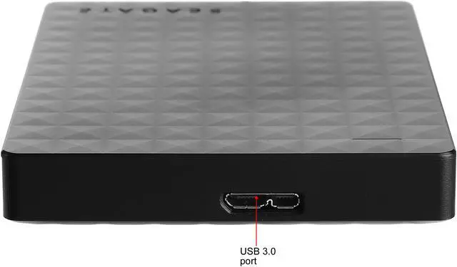Alt view image 7 of 9 - Seagate Portable Hard Drive 1TB HDD - External Expansion for PC Windows PS4 & Xbox - USB 2.0 & 3.0 Black (STEA1000400)