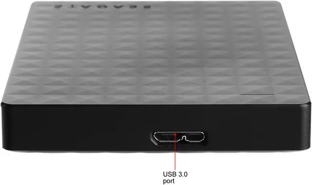 Alt view image 8 of 8 - Seagate Portable Hard Drive 2TB HDD - External Expansion for PC Windows PS4 & Xbox - USB 2.0 & 3.0 Black (STEA2000400)
