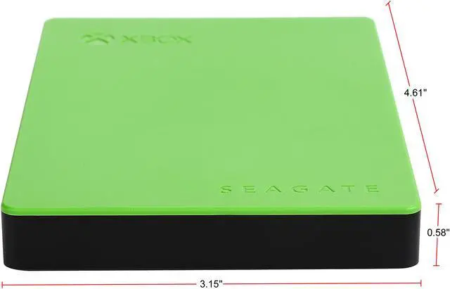 Alt view image 7 of 8 - Seagate 2TB Game Drive for Xbox Portable Drive USB 3.0 Model STEA2000403 Green