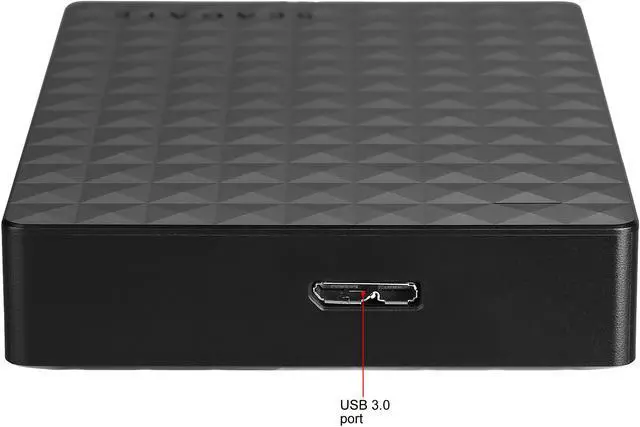Alt view image 5 of 6 - Seagate Portable Hard Drive 4TB HDD - External Expansion for PC Windows PS4 & Xbox - USB 2.0 & 3.0 Black (STEA4000400)