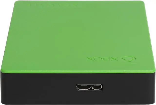 Alt view image 5 of 6 - Seagate 4TB Game Drive for Xbox One Portable USB 3.0 Model STEA4000402 - Green