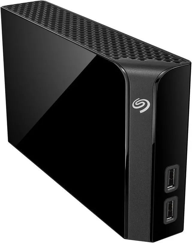Alt view image 6 of 13 - Seagate Backup Plus Hub 4TB USB 3.0 Desktop External Hard Drive STEL4000100 Black