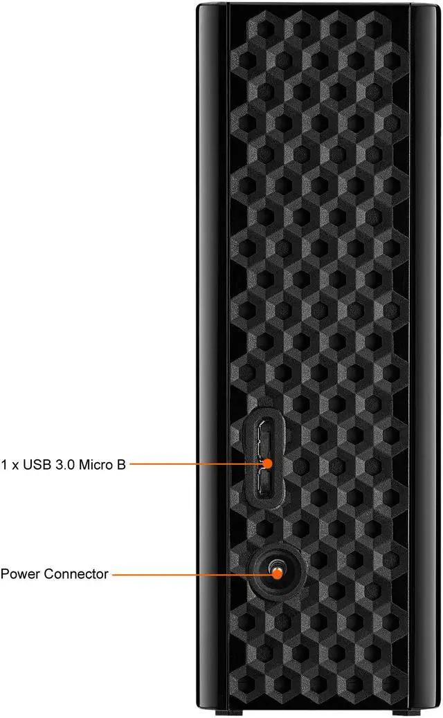 Alt view image 9 of 14 - Seagate Backup Plus Hub 8TB USB 3.0 Hard Drives - Desktop External STEL8000100