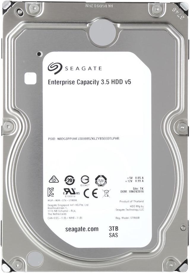 Seagate Enterprise Capacity 3.5'' HDD 3TB 7200 RPM 512n SAS 12Gb/s