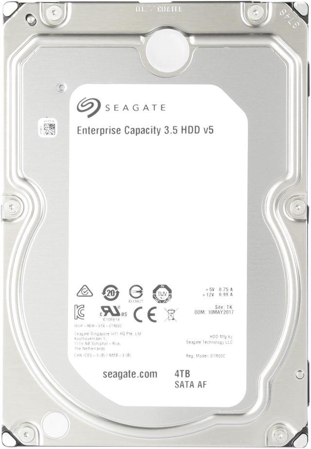  Seagate Enterprise 4TB Internal Hard Drive HDD – 3.5 Inch SATA  6Gb/s 7200 RPM, 256MB Cache (ST4000NM004C) : Electronics
