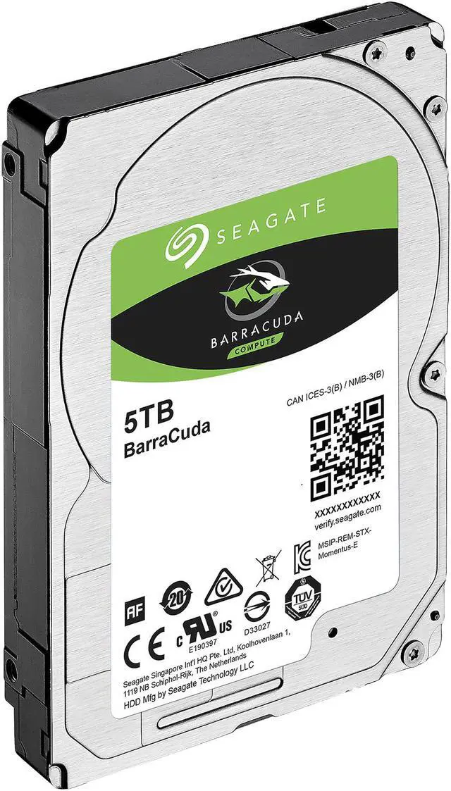 Alt view image 4 of 5 - Seagate 5TB BarraCuda 5400 RPM 128MB Cache SATA 6.0Gb/s 2.5" 15mm Laptop Internal Hard Drive ST5000LM000