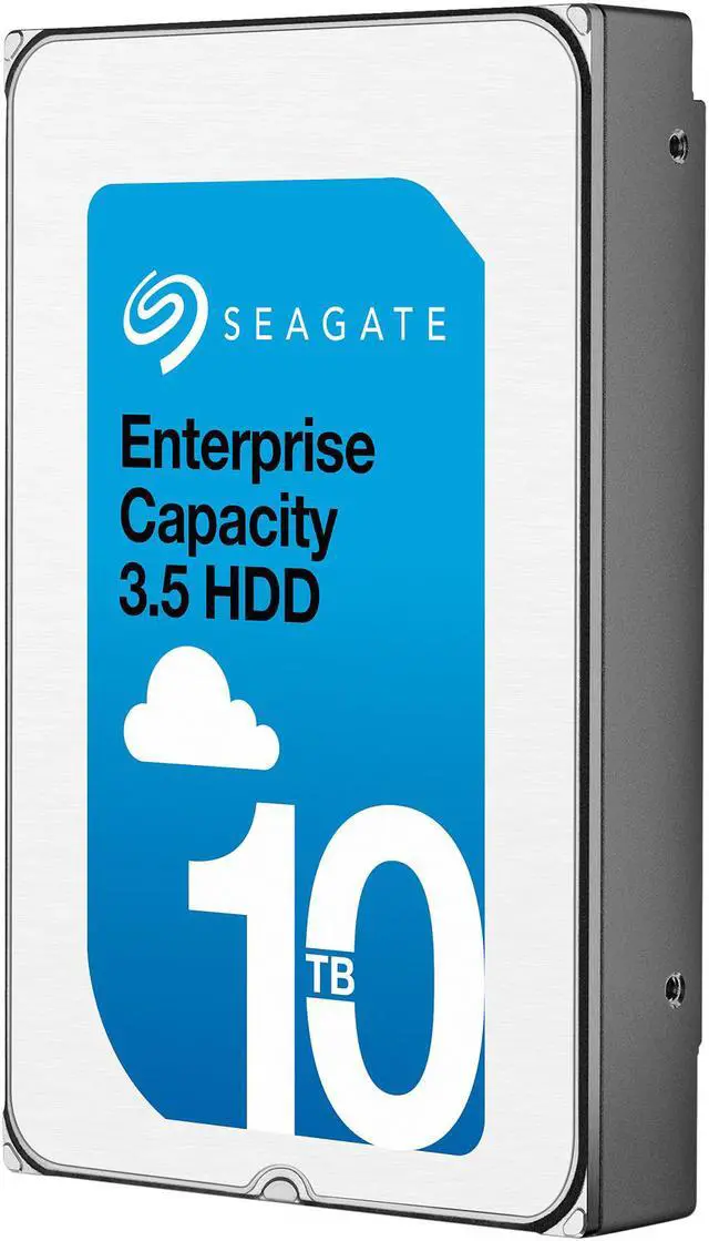 Alt view image 2 of 3 - Seagate Enterprise Capacity 3.5'' HDD 10TB (Helium) 7200 RPM SAS 12Gb/s 256MB Cache SED Model 512e Internal Hard Drive ST10000NM0216