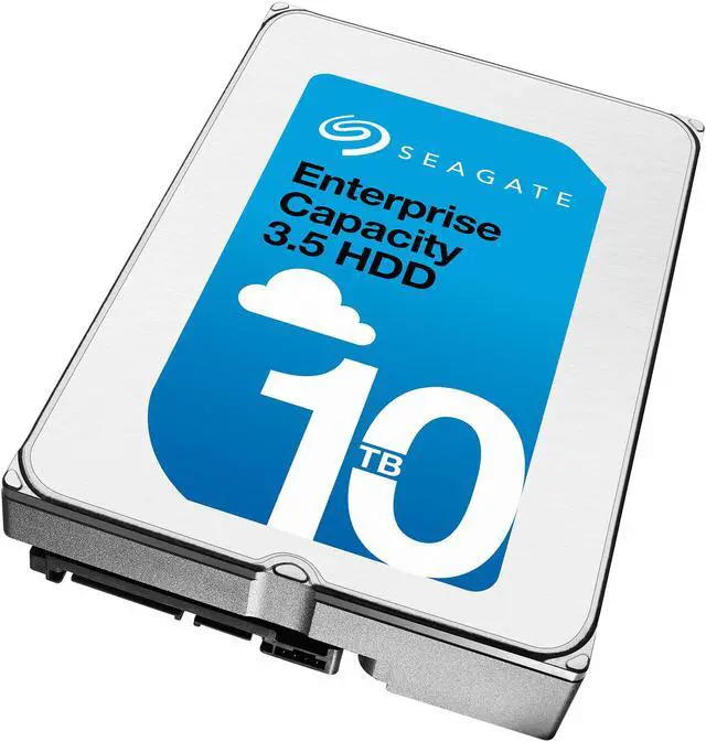 Alt view image 3 of 3 - Seagate Enterprise Capacity 3.5'' HDD 10TB (Helium) 7200 RPM SAS 12Gb/s 256MB Cache SED Model 512e Internal Hard Drive ST10000NM0216