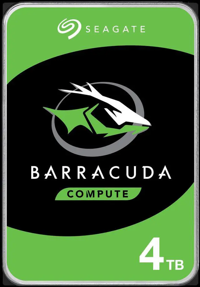 Seagate BarraCuda ST4000DM004 4TB 5400 RPM 256MB Cache SATA 6.0Gb/s 3.5" Hard Drives Bare Drive - OEM