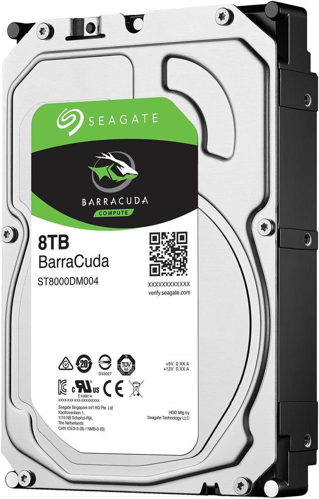 Seagate BarraCuda NE-ST8000DM004 8TB 5400 RPM 256MB Cache SATA 6.0Gb/s 3.5