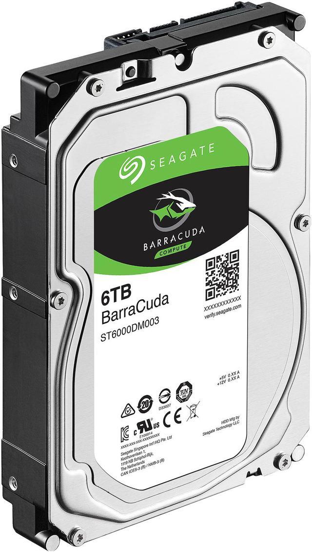 Alt view image 4 of 5 - Seagate BarraCuda ST6000DM003 6TB 5400 RPM 256MB Cache SATA 6.0Gb/s 3.5" Internal Hard Drive Bare Drive