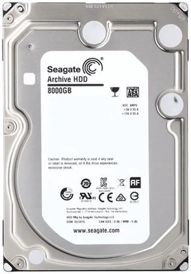 Alt view image 5 of 8 - Seagate Archive HDD ST8000AS0022 8TB 128MB Cache SATA 6.0Gb/s Internal Hard Drive