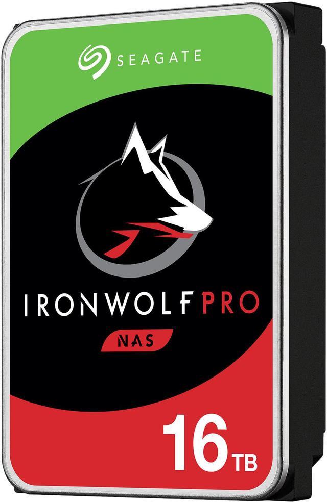 Seagate IronWolf Pro 16TB NAS Hard Drive 7200 RPM 256MB Cache CMR SATA  6.0Gb/s 3.5