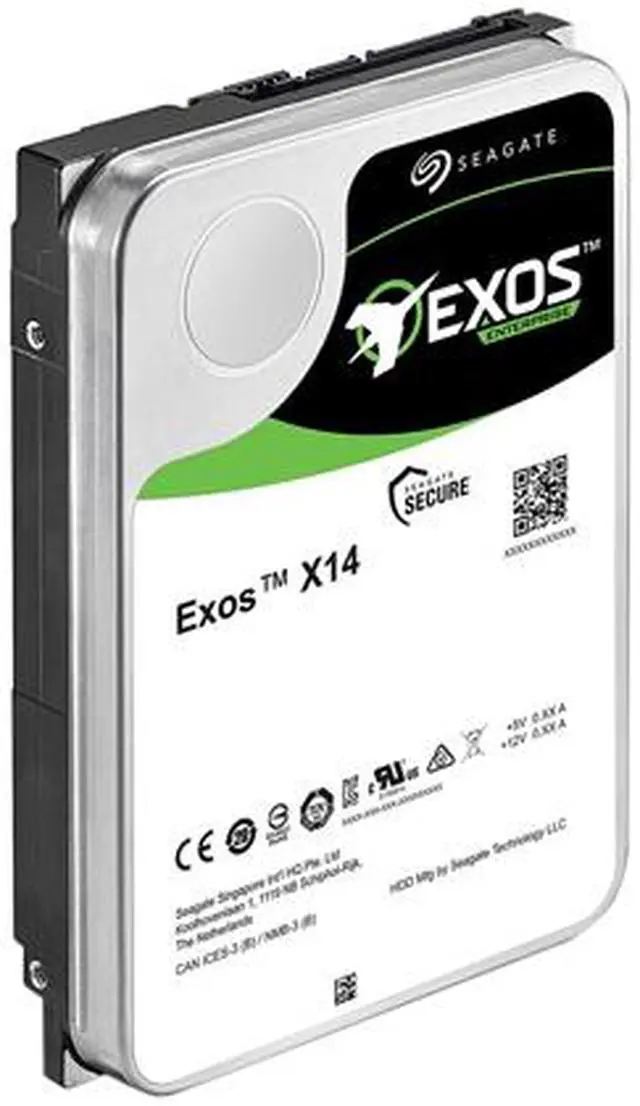 Alt view image 3 of 4 - Seagate Exos X14 ST10000NM0568 10TB 7200 RPM 256MB Cache SATA 6.0Gb/s 3.5" Internal Hard Drive, 512e