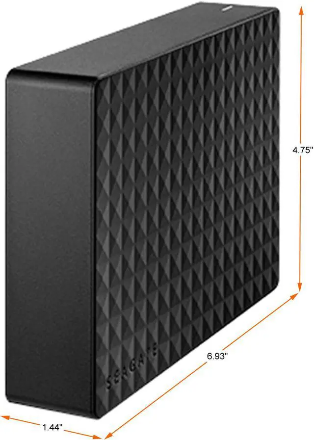 Alt view image 4 of 10 - Seagate Expansion 14TB USB 3.0 3.5" External Hard Drive STEB14000400 Black