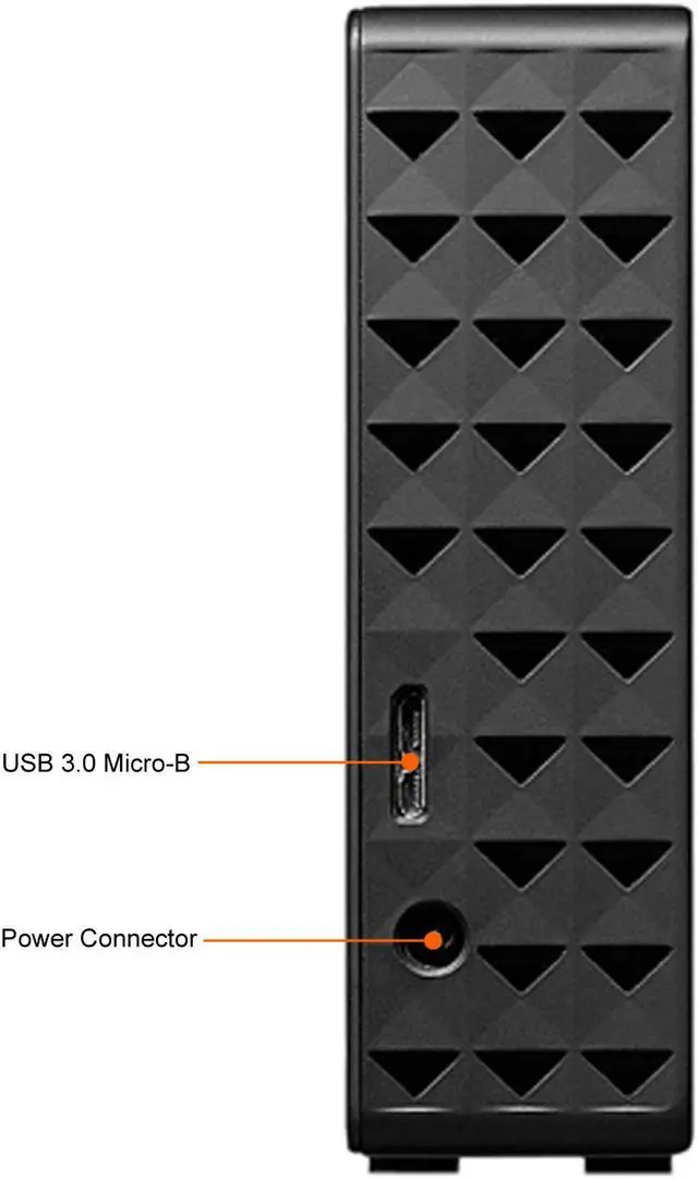 Alt view image 7 of 10 - Seagate Expansion 14TB USB 3.0 3.5" External Hard Drive STEB14000400 Black