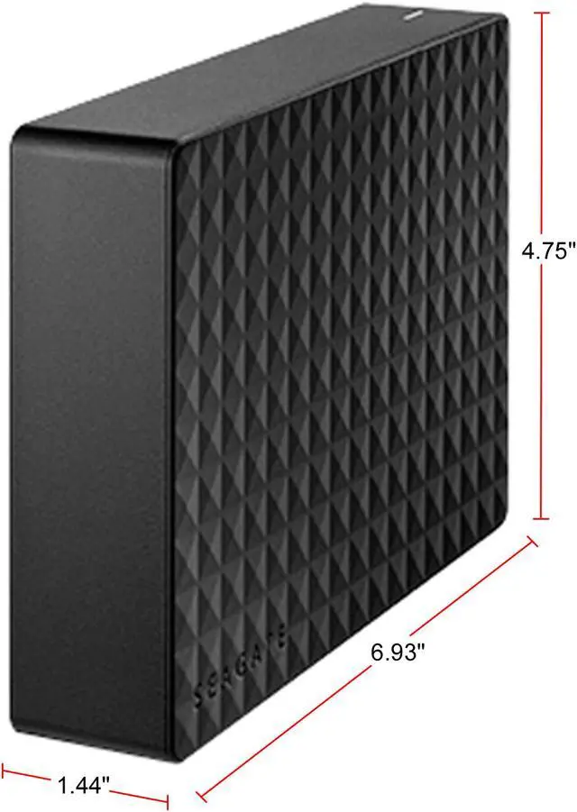 Alt view image 5 of 10 - Seagate Expansion Desktop Hard Drive 16TB HDD External - PC Windows PS4 & Xbox - USB 2.0 & 3.0 Black (STEB16000400)