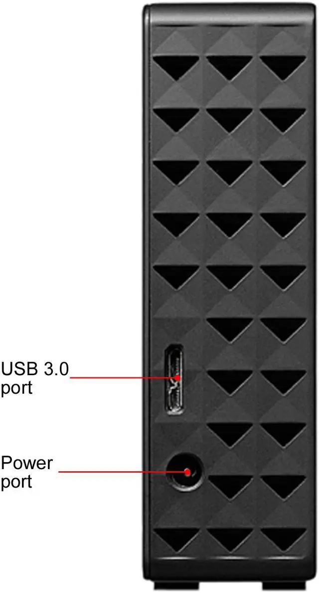 Alt view image 7 of 10 - Seagate Expansion Desktop Hard Drive 16TB HDD External - PC Windows PS4 & Xbox - USB 2.0 & 3.0 Black (STEB16000400)