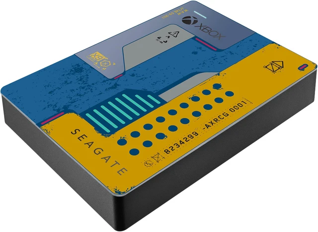 Alt view image 4 of 5 - Seagate Game Drive for Xbox 2TB External Hard Drive Portable HDD - USB 3.0 CyberPunk 2077 Special Edition (STEA2000428)