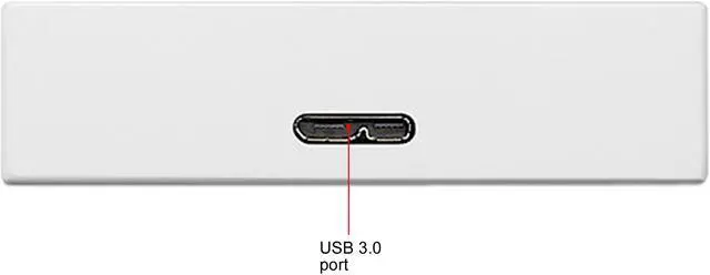 Alt view image 8 of 9 - Seagate 1TB One Touch Portable Hard Drive USB 3.2 Gen 1 Model STKB1000402 Light Blue