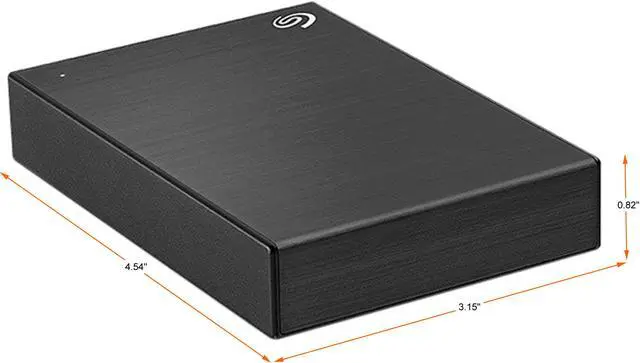 Alt view image 6 of 9 - Seagate 4TB One Touch Portable External Hard Drive USB 3.2 Gen 1 Model STKC4000400 Black