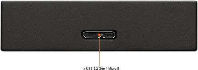 Alt view image 8 of 9 - Seagate 4TB One Touch Portable External Hard Drive USB 3.2 Gen 1 Model STKC4000400 Black