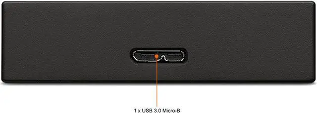 Alt view image 8 of 9 - Seagate 5TB One Touch Portable Hard Drive USB 3.0 Model STKC5000400 Black
