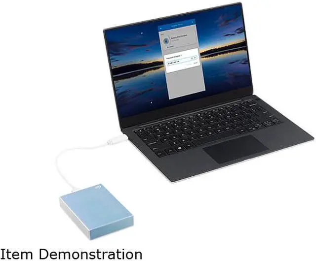 Alt view image 10 of 12 - Seagate 5TB One Touch Portable Hard Drive USB 3.0 Model STKC5000402 Light Blue