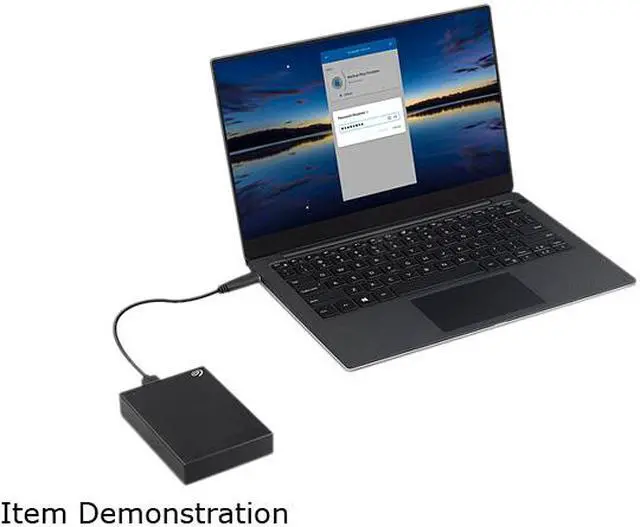 Alt view image 10 of 12 - Seagate 1TB One Touch Portable Hard Drive USB 3.2 Gen 1 Model STKB1000400 Black