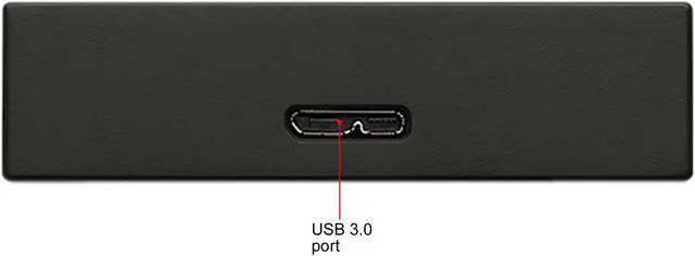 Alt view image 8 of 12 - Seagate 1TB One Touch Portable Hard Drive USB 3.2 Gen 1 Model STKB1000400 Black