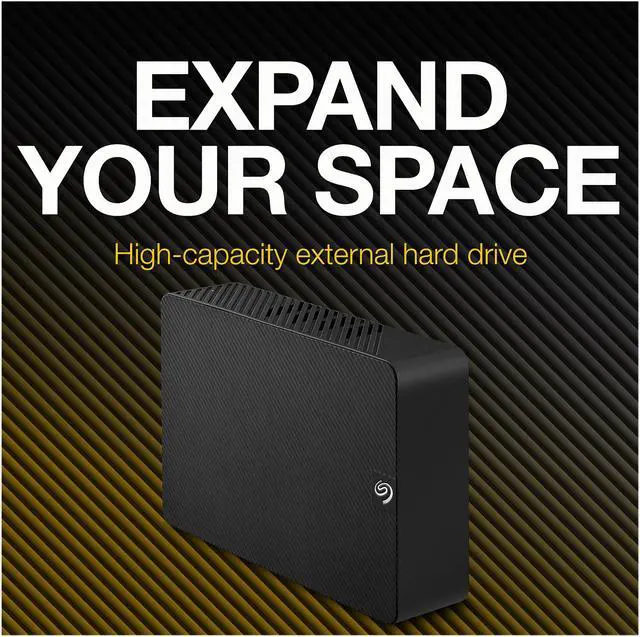 Alt view image 6 of 6 - Seagate Expansion Desktop 16TB External Hard Drive HDD - USB 3.0 - STKP16000400