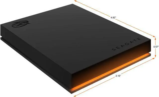 Alt view image 2 of 8 - Seagate FireCuda Gaming Hard Drive External Hard Drive 2TB - USB 3.2 Gen 1, RGB LED Lighting for PC and Mac with Rescue Services (STKL2000400)
