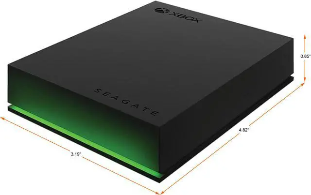 Alt view image 2 of 2 - Seagate 4TB Game Drive for Xbox with Immersive LED Lighting USB 3.2 Gen 1 Model STKX4000402 Black