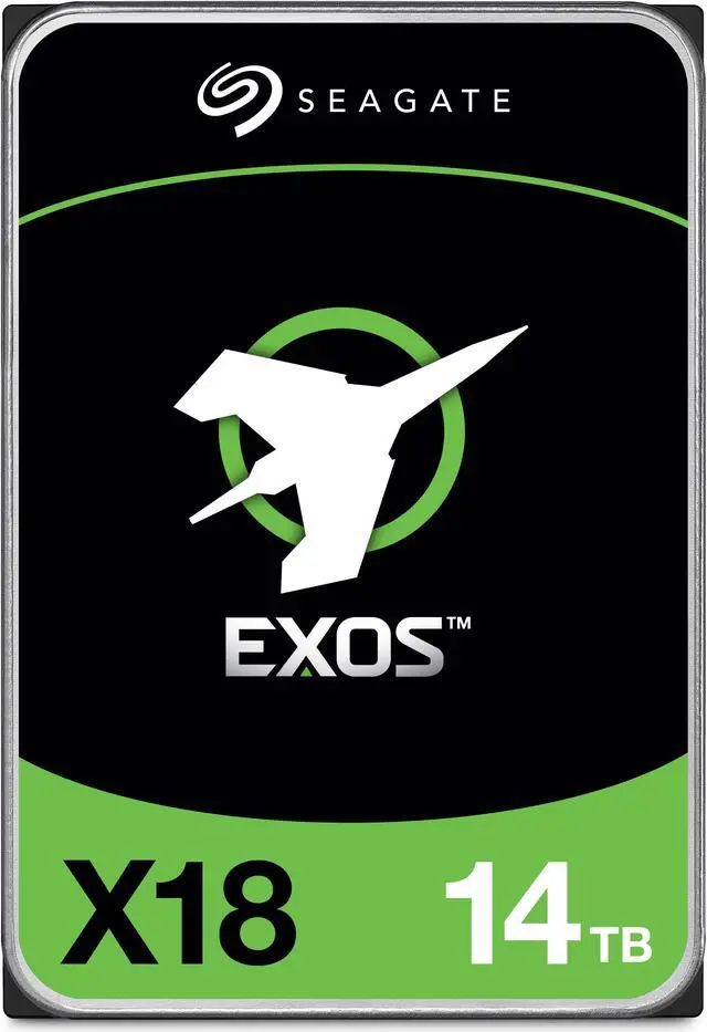 Main image of Seagate Exos X18 ST14000NM000J 14TB 7200 RPM 256MB Cache SATA 6.0Gb/s 3.5" Hard Drives