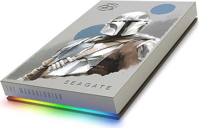Alt view image 4 of 8 - Seagate 2TB The Mandalorian Drive Special Edition FireCuda External Hard Drive USB 3.2 Gen 1 Model STKL2000405
