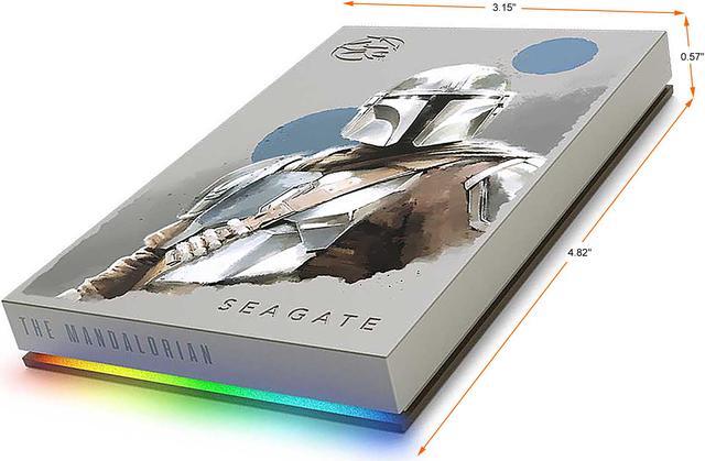 Alt view image 5 of 8 - Seagate 2TB The Mandalorian Drive Special Edition FireCuda External Hard Drive USB 3.2 Gen 1 Model STKL2000405