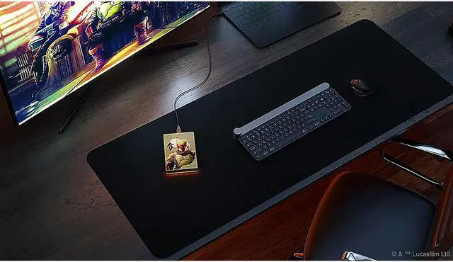 Alt view image 6 of 8 - Seagate 2TB Boba Fett Drive Special Edition FireCuda External Hard Drive USB 3.2 Gen 1 Model STKL2000406