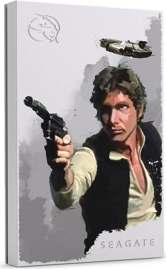 Alt view image 5 of 13 - 2TB FireCuda Special Edition - Han Solo Drive Portable Hard Drive USB 3.2 Gen 1 Model STKL2000413 White