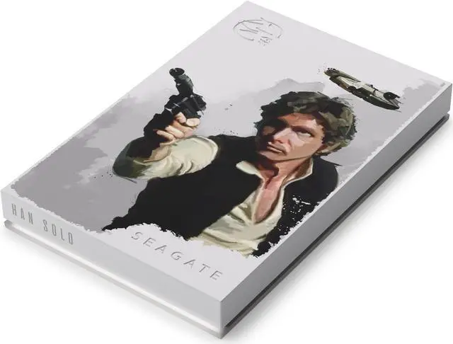 Alt view image 2 of 13 - 2TB FireCuda Special Edition - Han Solo Drive Portable Hard Drive USB 3.2 Gen 1 Model STKL2000413 White