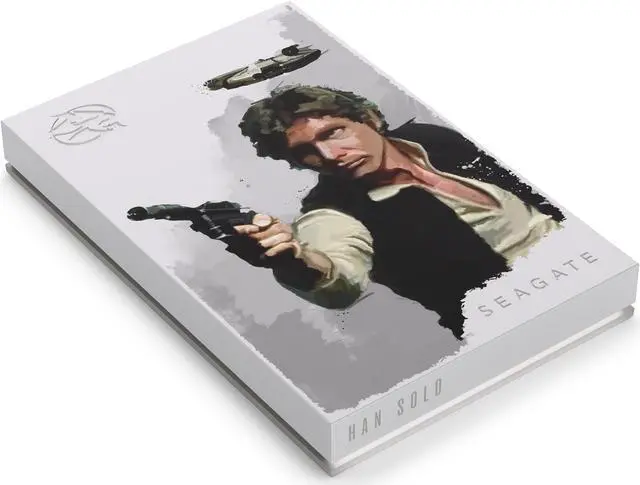 Alt view image 3 of 13 - 2TB FireCuda Special Edition - Han Solo Drive Portable Hard Drive USB 3.2 Gen 1 Model STKL2000413 White