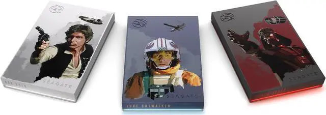 Alt view image 13 of 13 - 2TB FireCuda Special Edition - Han Solo Drive Portable Hard Drive USB 3.2 Gen 1 Model STKL2000413 White