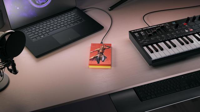 Alt view image 7 of 11 - FireCuda Okoye Special Edition 2TB Portable External Hard Drive Model STLX2000403