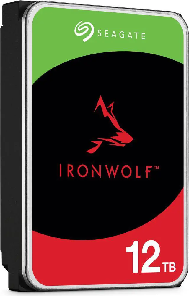 Alt view image 3 of 3 - Seagate IronWolf 12TB NAS Internal Hard Drive HDD – CMR 3.5 Inch SATA 6Gb/s 7200 RPM 256MB Cache for RAID Network Attached Storage, Rescue Services – Frustration Free Packaging (ST12000VNZ008 / VN008)