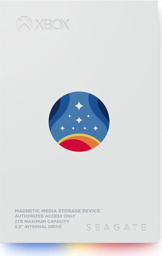 Main image of Seagate 2TB Starfield Special Edition Game Drive Model STMJ2000400 White