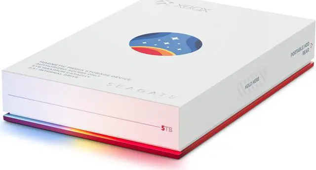 Alt view image 3 of 4 - Seagate Starfield SE Game Drive 5TB External HDD - USB 3.2, RGB LED (STMJ5000400)
