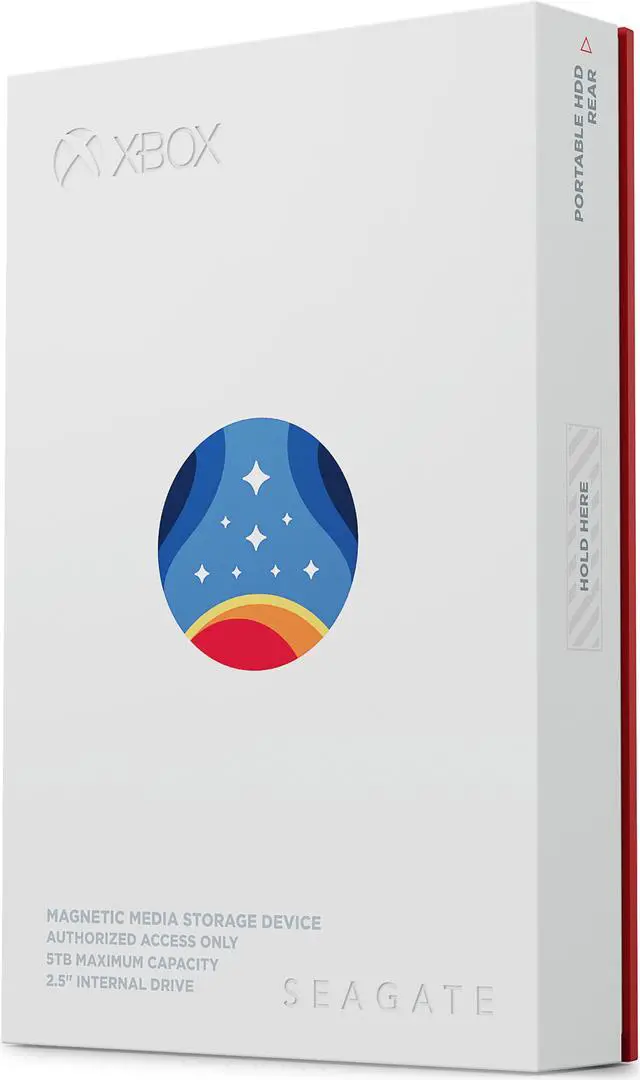 Alt view image 4 of 4 - Seagate Starfield SE Game Drive 5TB External HDD - USB 3.2, RGB LED (STMJ5000400)