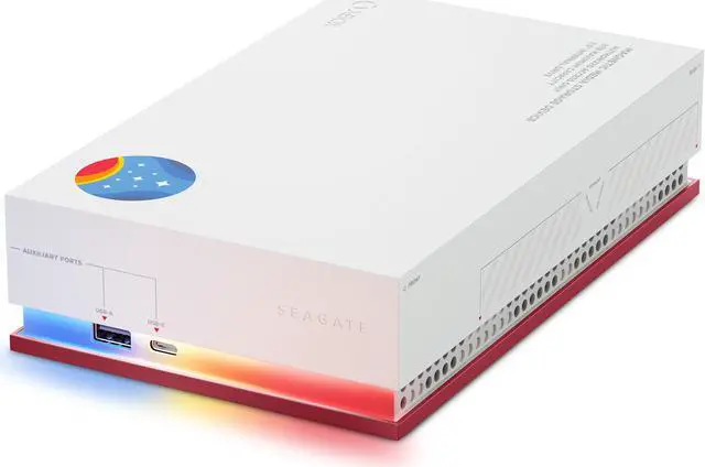 Alt view image 3 of 5 - Seagate Starfield SE Game Hub 8TB External HDD - USB 3.2 RGB LED (STMK8000400)