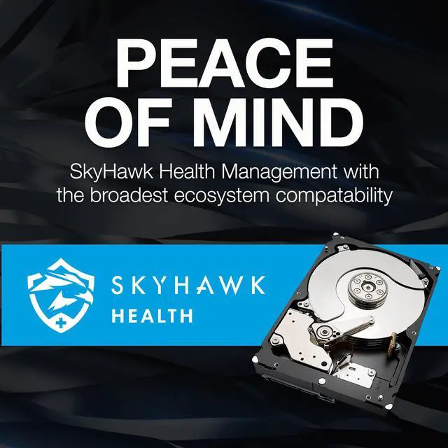 Alt view image 10 of 10 - Seagate Skyhawk 6TB Video Internal HDD – 3.5 Inch SATA 6Gb/s 256MB Cache for  (ST6000VX009)