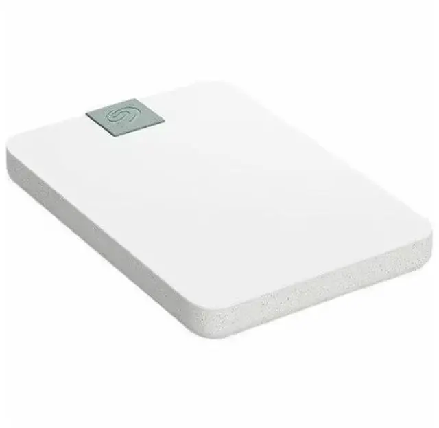 Alt view image 2 of 3 - Seagate Ultra Touch STMA2000400 2 TB Portable Hard Drive - 3.5" External - Cloud White - Desktop PC, Notebook Device Supported - USB Type C - 7200rpm - 2 Year Warranty STMA2000400